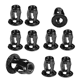 10x Screw Base Clamp Trunk Nuts Professional Easy to Install Fit for