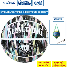 Quả Bóng Rổ Spalding Marble Series (84-405Z)- Indoor/ Outdoor size 7