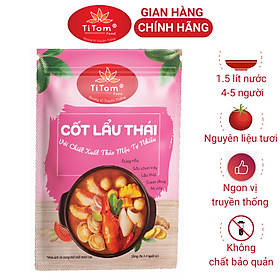 Gia vị nấu lẩu thái nêm sẵn Titom gói 100g dùng nấu nước cốt lẩu thái mì chua cay