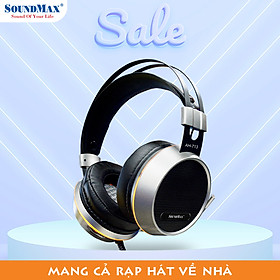 Tai Nghe Chơi Game Cảm Biến Rung Âm thanh Vòm 7.1 Có Đèn LED RGB SoundMax AH713 | Tai Nghe Chụp Tai Có Micro Tích Hợp SoundMax AH-713 | Gaming Headset - Hàng Chính Hãng