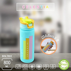 Bình nước có ống hút Picnic Celestia 800ml hàng nhập khẩu Thái Lan Made in Thailand