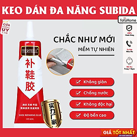 Mua Keo Dán  Sửa Giày Dép SUBIDA Đỏ Siêu Dính Siêu Bền Chắc Chắn Chống Nước Keo Dán Giày Thể Thao Bằng Cao Su Trong Suốt