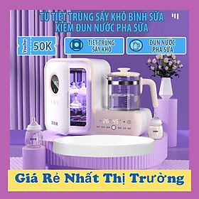 Máy tiệt trùng bình sữa sấy khô dụng cụ ăn dặm tia UV đa năng VIVIDEAR