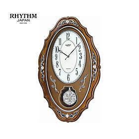Mua Đồng hồ treo tường Rhythm COMFORT SWING PENDULUM CMJ462CR06 (Kích thước 36.0 x 58.0 x 11.0cm) Vỏ màu nâu