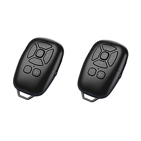 2x Remote Shutter Wireless Bluetooth Remote Control Playback iOS & Android