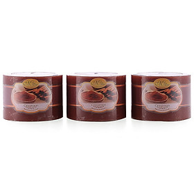 Mua Bộ nến thơm Hạnh Phúc 5 - Bộ 3 nến thơm D7H5 Miss Candle MIC0253 7 x 5 cm (Nâu đậm  hương mocha)