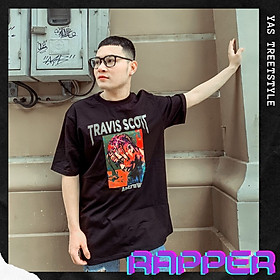 Áo thun tay lỡ form rộng YAS STREETWEAR phông unisex nam nữ, áo thun cotton100% phong cách streetstyle HÌNH IN KO TRÓC