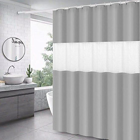 Mua Rèm phòng tắm cao cấp 3D PEVA 180x200cm - Xám - HanruiOffical