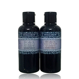 Bộ dầu gội xả du lịch siêu mượt Argan Oil shampoo & Conditioner (Hischer) travel kit 100ml