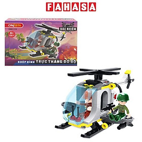 Đồ Chơi Lắp Ráp Lực Lượng Đặc Nhiệm: Trực Thăng Đổ Bộ - Cresta DK81174 (136 Mảnh Ghép)