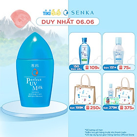 Kem Chống Nắng Dạng Sữa Senka Perfect UV Milk SPF 50+, PA++++ 41095 (40ml)