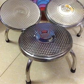 Mua GHẾ INOX TRÒN CHÂN NGẮN - NGỒI XỔM - Hàng chính hãng