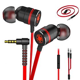 Mua Tai nghe Game thủ  tai nghe in ear gaming Plextone G20 mẫu mới 2019 dây dẹt chống rối  Jack 3.5mm chữ L chống gẫy  Microphone Built in Filter Circuit – Hàng Chính Hãng