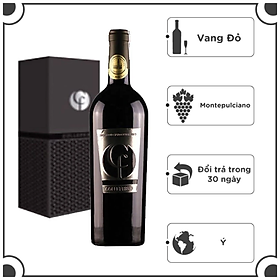 Hộp 1 chai cao cấp Rượu Vang CF Collefrisio Montepulciano D'abruzzo 14.5%