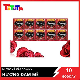 Nước xả vải Downy Đam mê Dây 10 gói