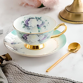 Mua Bộ Tách Uống Trà Bằng Sứ Họa Tiết Hoa Độc Đáo
