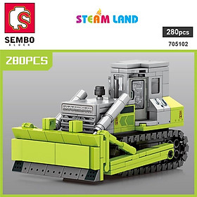 Đồ Chơi Lắp Ráp Máy Ủi Xây Dựng SEMBO 705102