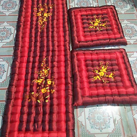 Mua Bộ đệm ngồi ghế gỗ thảm trải ghế sofa 1m70x50x5 cm và 2 ngắn 50x50x5 cm