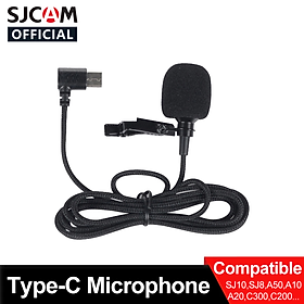 SJCAM SJ10 Pro Micrô bên ngoài Type-C cho SJCAM C200 / SJ10X / SJ8 Pro / SJ8 Plus / SJ8 Air / A10 / A20 Camera hành động