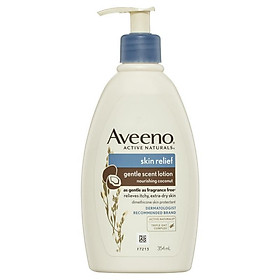 Aveeno Active Naturals Skin Relief Gentle Scent Lotion Nourishing Coconut 354mL
