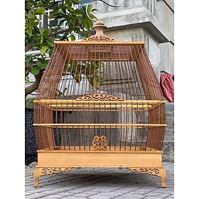KHUNG LỒNG CHIM TỰ RÁP SIN ĐẤU GỖ KIỀN