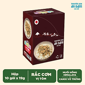 Hộp 10 gói 19g Gia vị Rắc cơm Thuyền Xưa Ăn Dặm - Vị Tôm