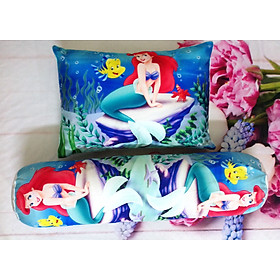 Set vỏ gối nằm và vỏ gối ôm mẫu nàng tiên cá
