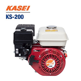 Máy nổ - Đầu nổ - Động cơ nổ KASEI chạy xăng KS-200 | Công suất 6.5HP |  Dung tích xy lanh 196cc | Động cơ OHV 4 thì