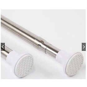 Mua Thanh Treo Rèm Đa Năng - Không Cần Khoan Tường MÀU TRẮNG ĐẦU TRÒN 03