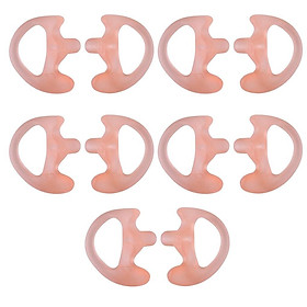 5Pairs Silicone Ear Bud for 2-  Acoustic Tube Earpiece Pink