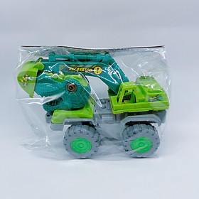 Xe cẩu khủng long, xe đồ chơi cho bé nhựa abs - Quà tặng yêu thích cho bé trai