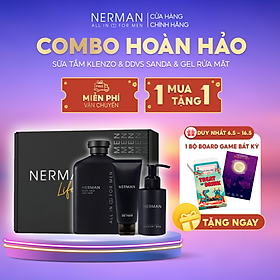 Combo Hoàn Hảo - Sữa tắm gội hương nước hoa 350ml & Gel rửa mặt 60S Fresh 100ml & Dung dịch vệ sinh nam giới 100ml