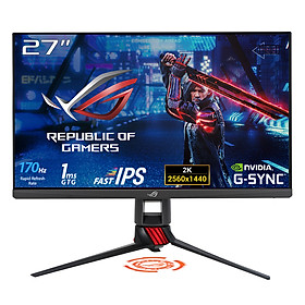 Màn hình chuyên game ROG Strix XG279Q HDR 27 inch WQHD 2560 x 1440, công nghệ Fast IPS, có thể ép xung lên tới 170Hz Trên 144Hz, 1ms GTG, ELMB SYNC, Tương thích G-SYNC, Displ