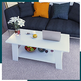 Bàn Trà Sofa Bàn Trà Cafe Hiện Đại 2 Tầng Đa Năng Tiện Dụng