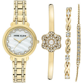 Bộ đồng hồ và vòng tay ANNE KLEIN 3488GPST