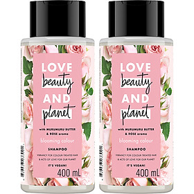 Combo 2 Dầu Gội Love Beauty And Planet Cho Tóc Nhuộm 400ml