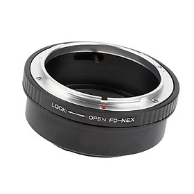 FD-NEX Adapter Ring For Canon FD Lens To Sony NEX E NEX-3 NEX-5 NEX-VG10 - Black+Silver