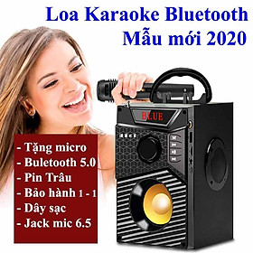 Mua Loa Công Suất Lớn  Loa A300 Hozito Cao Cấp + TẶNG MIC HÁT  Loa Hat Karaoke Bluetooth Cầm Tay - Kèm Điều Kiển  Dây Sạc