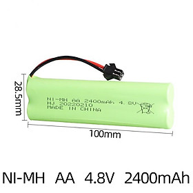 Mua Pin 4.8v 2400mah NiMH xếp dài 2+2 xe điều khiển từ xa sạc lại nhiều lần
