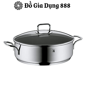 Nồi Chảo WMF 28CM PROFI, Có Quai Vuông, Không Chống Dính, Thiết Kế Tiện Lợi, Dễ Dàng Sử Dụng, Chất Liệu Thép Không Gỉ, Nhập Khẩu Đức, Hàng Chính Hãng