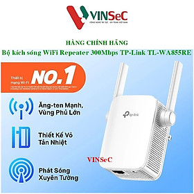 Bộ Kích Sóng Wifi Repeater 300Mbps TP-Link TL-WA855RE - Hàng Chính Hãng