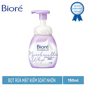 Bọt Rửa Mặt Kiểm Soát Nhờn Biore Marshmallow Whip Oil Control 150ml