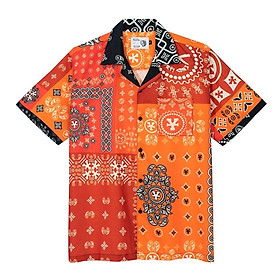 Áo sơ mi DirtyCoins Patchwork Bandana Shirt