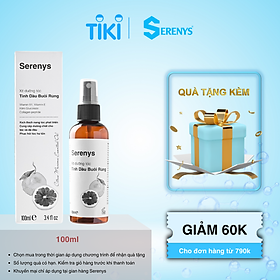 Nước xịt kích thích mọc tóc tinh dầu bưởi rừng Serenys 100ml kích thích tóc mọc dài nhanh trong 2 tuần 