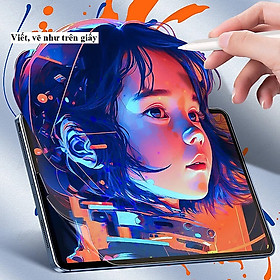 Miếng Dán Màn Hình Paperlike Cho iPad Pro 13 2024 M4, Pro 11 2024, iPad Air 2024 hiệu Wiwu dán có Cảm Giác Viết Vẽ Như Trên Giấy - Hàng Chính Hãng