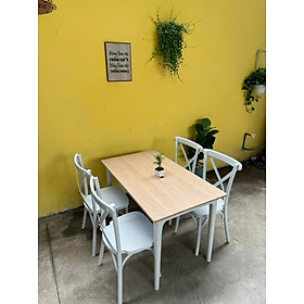 Mua Bộ bàn ăn Bistro SM12CT Tundo kích thước 1m2 + 4 ghế