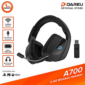 TAI NGHE DareU A700 (WIRELESS 2.4G) – Black_ HÀNG CHÍNH HÃNG