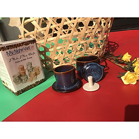 Mua Phin cafe men hỏa biến màu xanh