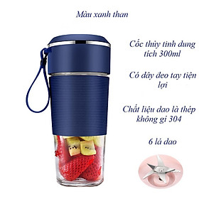 Mua Máy Xay Mini Mẫu Mới Dung Tích 300ml  2 loại lưỡi dao siêu bền