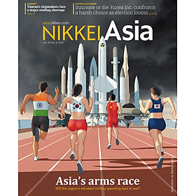 Hình ảnh Nikkei Asian Review: Nikkei Asia - 2022: ASIA'S ARMS RACE - 9.22 tạp chí kinh tế nước ngoài, nhập khẩu từ Singapore